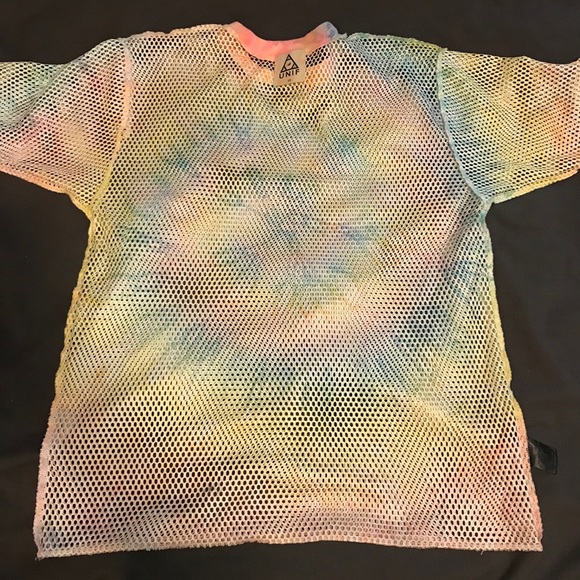 UNIF Relapse Tie Dye Mesh T-Shirt - Picture 6 of 11
